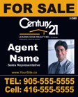 Century 21 For Sale Sign